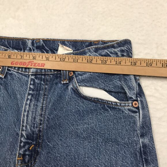 90s LEVIS 505 Jean Men 30x29 (30/30 tag) Orange Tab Regular Straight Distressed - Picture 7 of 15